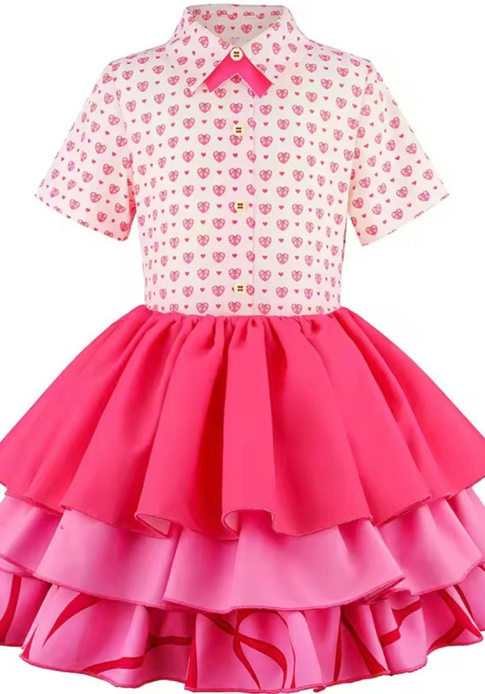 Descendants Inspired Princess Pink Girl Costume Set