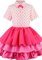 Load image into Gallery viewer, Descendants Inspired Princess Pink Girl Costume Set
