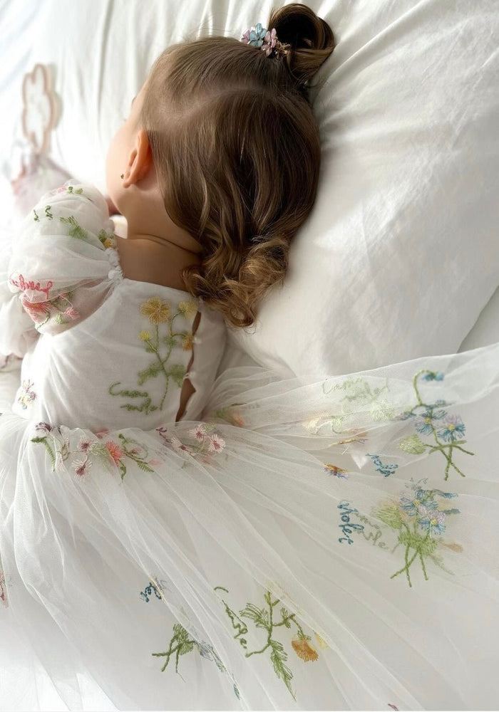 Fairy Wonderland Long Sleeve Luxe Tulle Dress (pre order) - Fox Baby & Co