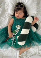 Load image into Gallery viewer, Little Girls Christmas Sparkle Tulle Dress (pre order) - Fox Baby &amp; Co
