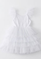 Load image into Gallery viewer, Ballerina Sequins Sparkle Tulle Tutu Dress - White - Fox Baby &amp; Co
