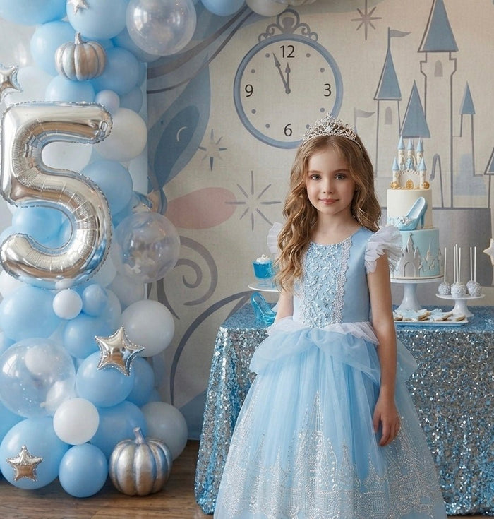 Cinderella Enchanted Castle Luxe Dress & Gloves - Fox Baby & Co