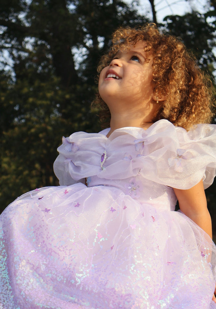Rapunzel Butterfly Frill Princess Party Dress Costume (Limited Edition) - Fox Baby & Co