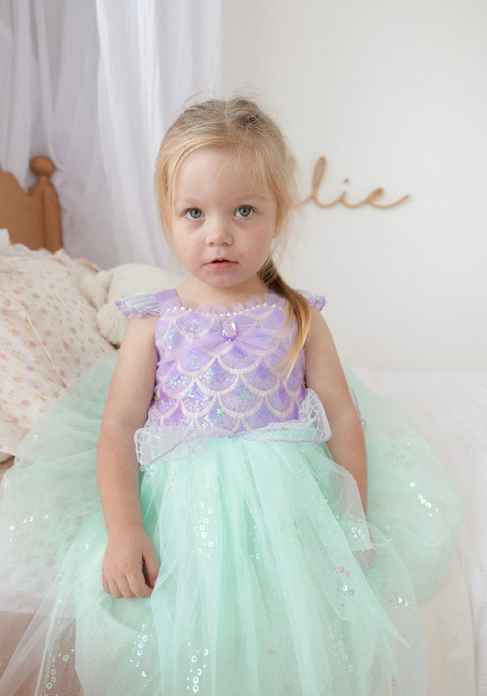 Shimmer Mermaid Princess Party Dress - Fox Baby & Co