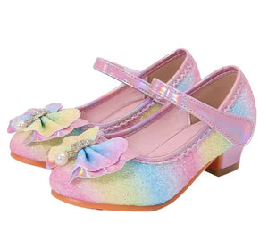 Little Girls My First High Heel Bow Princess Birthday Girl Shoe (pre order) - Fox Baby & Co