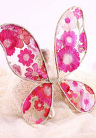 Load image into Gallery viewer, Newborn/Baby Floral Lace Fairy Wings - Pink/Red (PRE ORDER)
