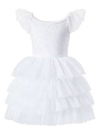 Load image into Gallery viewer, Ballerina Sequins Sparkle Tulle Tutu Dress - White - Fox Baby &amp; Co
