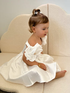Kids little girls Talulah Flowergirl Party Dress - White - Fox Baby & Co