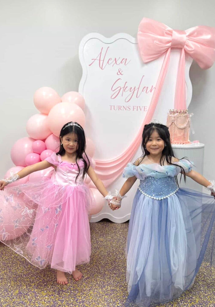 Aurora Butterfly Bliss Pink Princess Dress - Fox Baby & Co