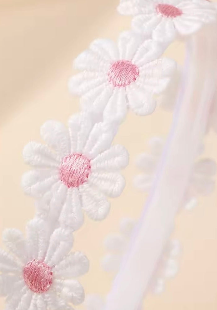 Pink Spring Daisy Headband - Fox Baby & Co
