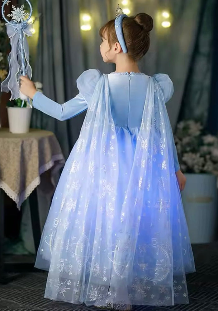 Cinderella Princess Birthday Long Sleeve Party Dress Costume - Fox Baby & Co