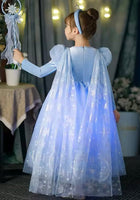 Load image into Gallery viewer, Cinderella Princess Birthday Long Sleeve Party Dress Costume - Fox Baby &amp; Co
