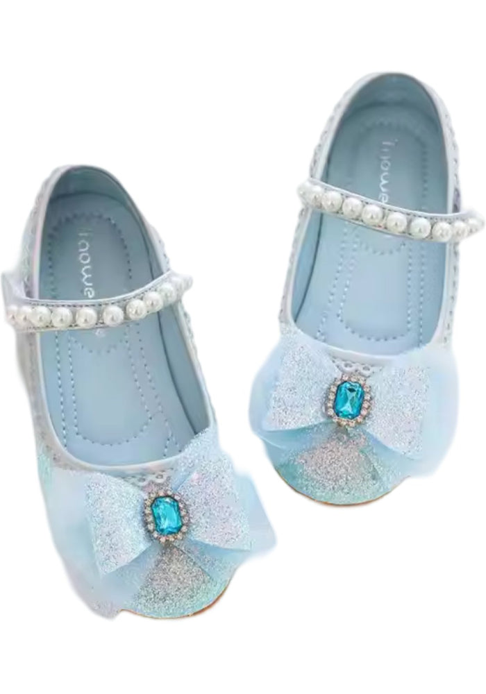 New Enchanted Princess Birthday Girl Sparkle Bow Mary Jane Shoe (pre order) - Fox Baby & Co