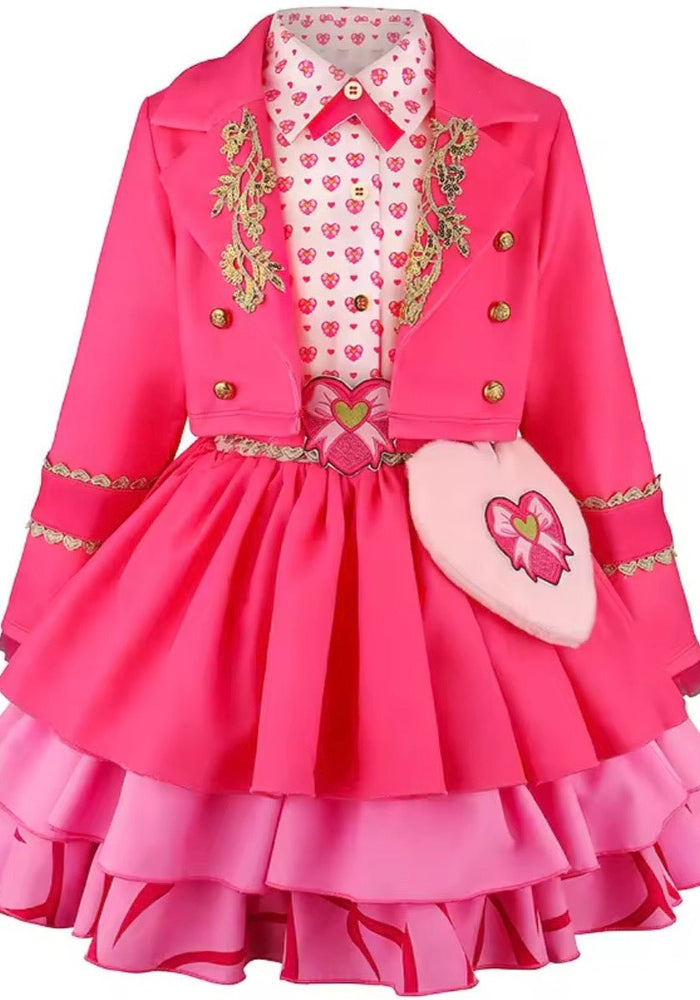 Descendants Inspired Princess Pink Girl Costume Set