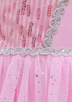 Load image into Gallery viewer, Pink Snowflake Princess Birthday Party Dress Costume with cape
