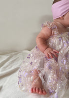 Load image into Gallery viewer, Kids little girl Arabella Sparkle Floral Tulle Dress (pre order)
