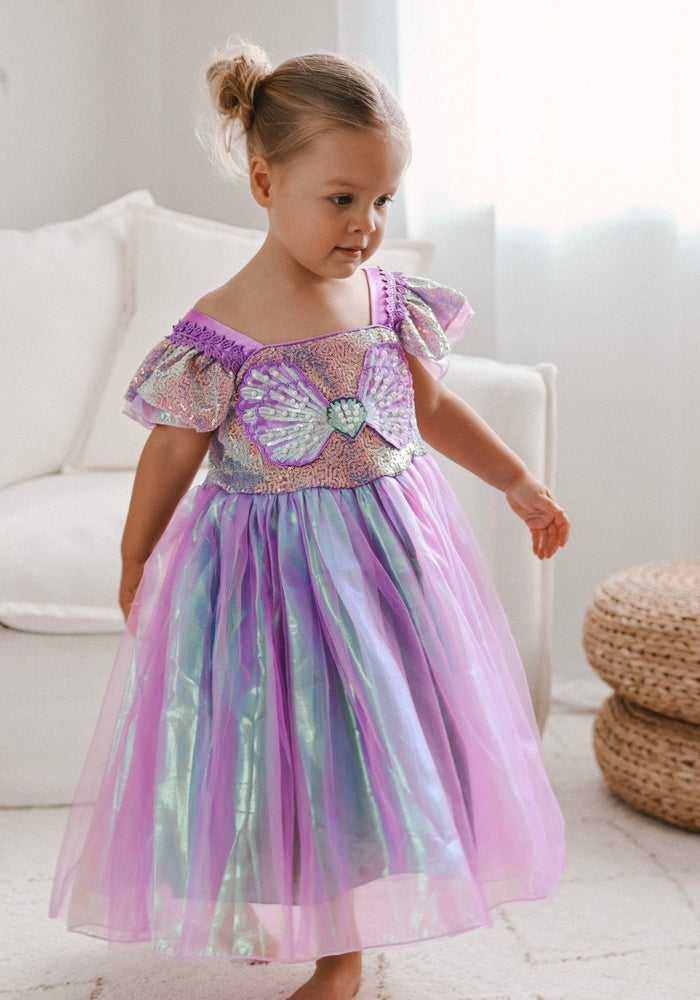 Wonderland Mermaid Princess Birthday Party Dress - Purple - Fox Baby & Co