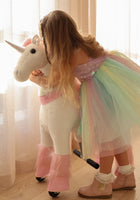 Load image into Gallery viewer, Rainbow Butterfly Unicorn Princess Dress - Fox Baby &amp; Co
