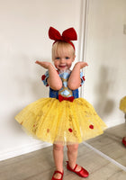 Load image into Gallery viewer, Snow White Princess Birthday Tutu (limited edition) - Fox Baby &amp; Co
