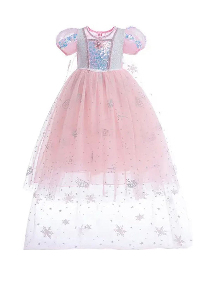 Pink Fairyfloss Princess Birthday Party Dress with cape - Fox Baby & Co