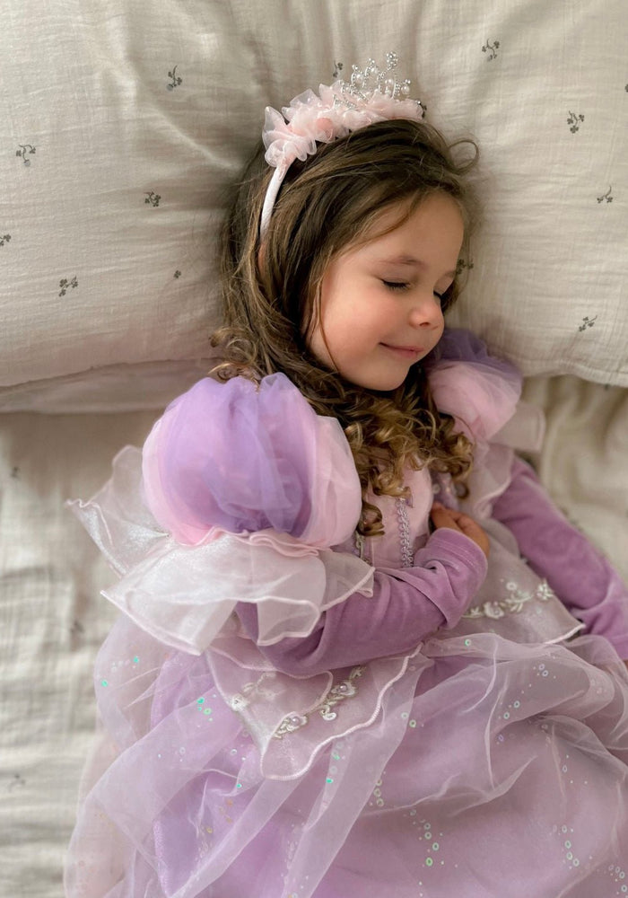 Violet Princess Birthday Long Sleeve Party Dress Costume - Fox Baby & Co