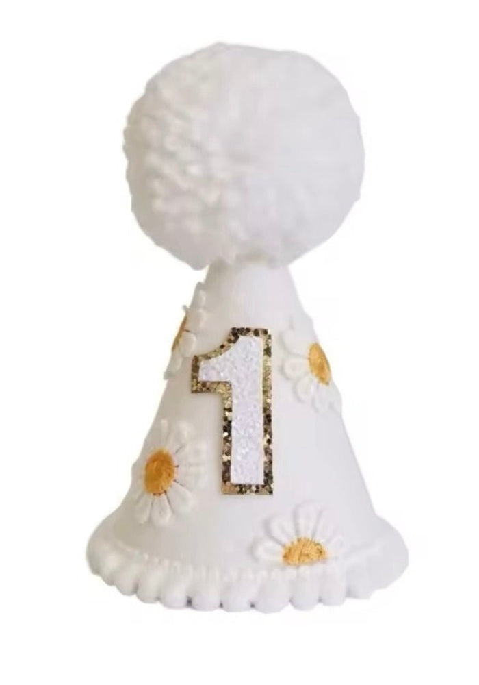 My Daisy 1st Birthday Party Crown Hat - Fox Baby & Co