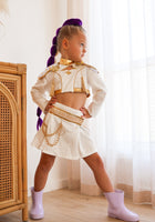 Load image into Gallery viewer, Kids Girls K - POP Inspired Demon Hunter Costume Skirt &amp; Top 2 Piece Set - Fox Baby &amp; Co
