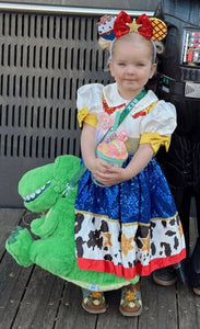 Jessie Cowgirl Princess Costume Dress & Headband (pre order) - Fox Baby & Co
