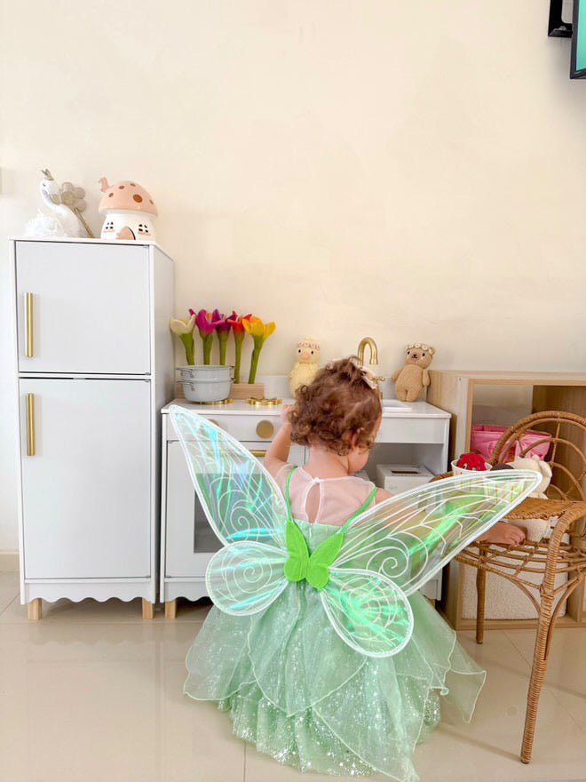Tinker Fairy Princess Dress & matching Wings - Fox Baby & Co
