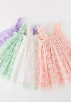 Load image into Gallery viewer, 1st Birthday Kids little girls Arabella Daisy Tulle Dress - Mint (pre order) - Fox Baby &amp; Co
