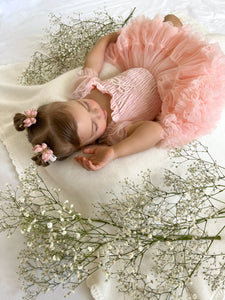 Kids little girls Ballerina Princess Tutu Dress - Baby Pink - Fox Baby & Co