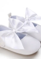 Load image into Gallery viewer, My First Baby Big Bow White Shoes (pre order)
