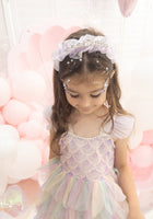Load image into Gallery viewer, Mermaid Rainbow Bow Princess Party Dress - Fox Baby &amp; Co

