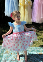 Load image into Gallery viewer, Little Bo Peep Inspired Dress Costume with Headband - Fox Baby &amp; Co

