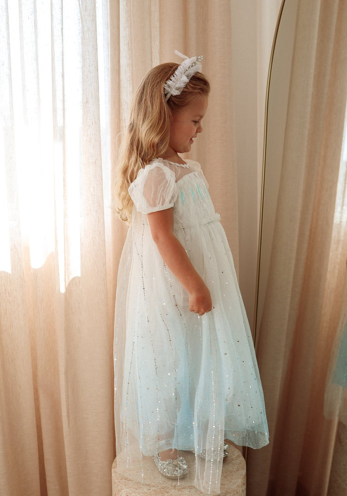 White Snow Princess Birthday Party Dress - Fox Baby & Co