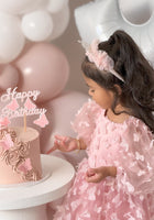Load image into Gallery viewer, Madelyn Butterfly Luxe Little Girls Tulle Dress - Dusty Rose - Fox Baby &amp; Co
