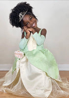 Load image into Gallery viewer, Tiana Whimsical Princess Party Dress (pre order) - Fox Baby &amp; Co
