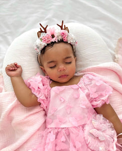 Kids little girls Pandora Butterfly Tulle Dress - Pink - Fox Baby & Co