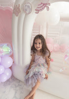 Load image into Gallery viewer, Mermaid Rainbow Bow Princess Party Dress - Fox Baby &amp; Co
