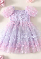 Load image into Gallery viewer, Kids girls Tea Party Butterfly Tulle Dress - Purple - Fox Baby &amp; Co
