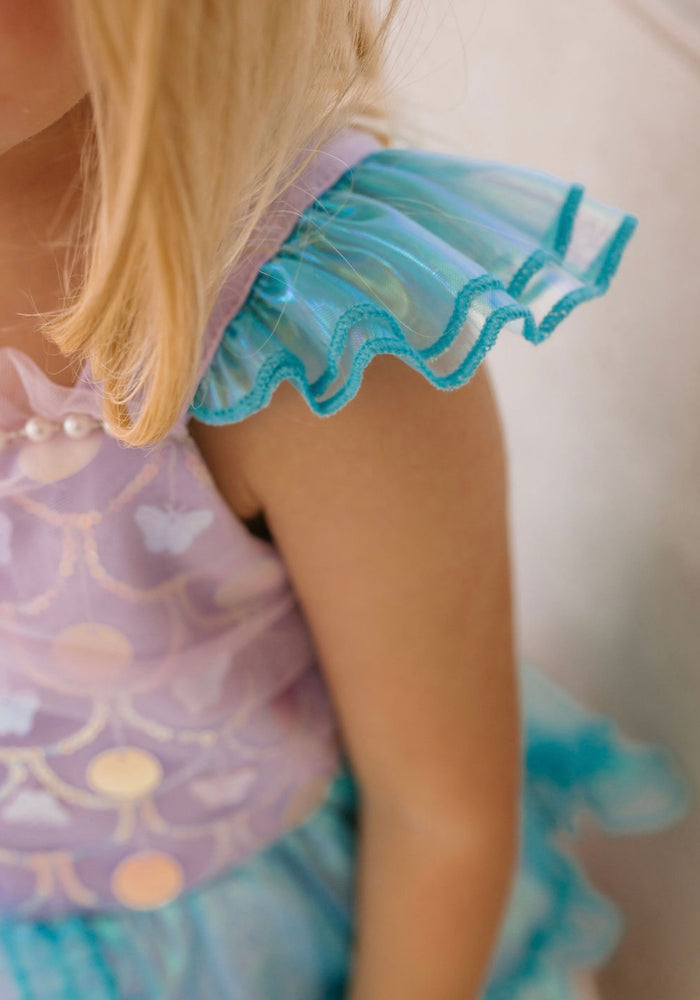 Ocean Mermaid Princess Party Dress - Fox Baby & Co