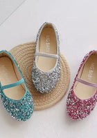 Load image into Gallery viewer, Little Princess Birthday Girl Sparkle Mary Jane Shoe - Fox Baby &amp; Co
