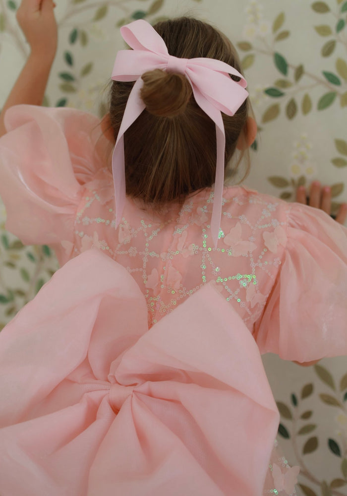 Kids girl Harper Butterfly Sparkle Tulle Dress - Pink - Fox Baby & Co