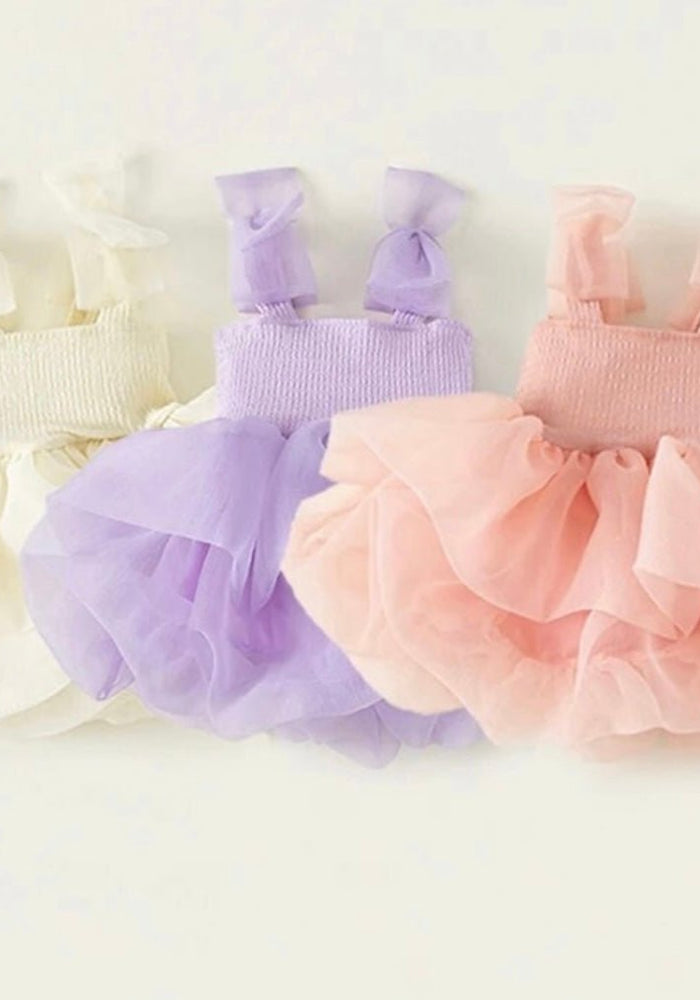 Little girl Mirabelle Tutu Birthday Party Dress - Lilac - Fox Baby & Co