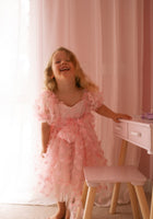Load image into Gallery viewer, Kids girls Tea Party Butterfly Tulle Dress - Pink - Fox Baby &amp; Co
