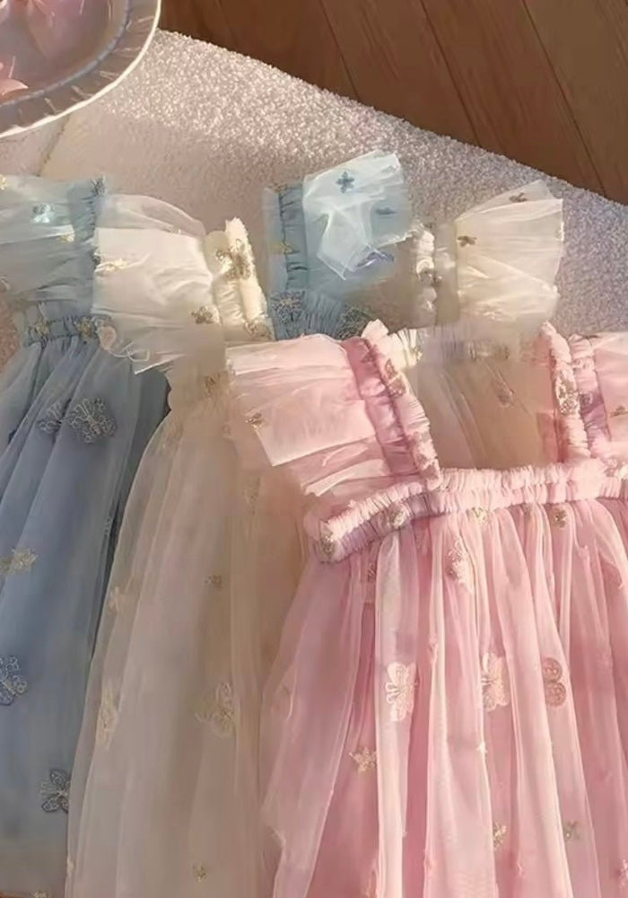 Whimsical Butterfly Fairy Tulle Birthday Dress - Pink - Fox Baby & Co