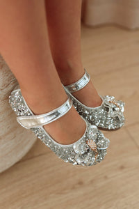 Little Princess Birthday Girl Sparkle Bow Mary Jane Shoe (pre order) - Fox Baby & Co