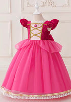 Load image into Gallery viewer, Original Pink Aurora Princess Party Dress Costume &amp; Jewellery Set
