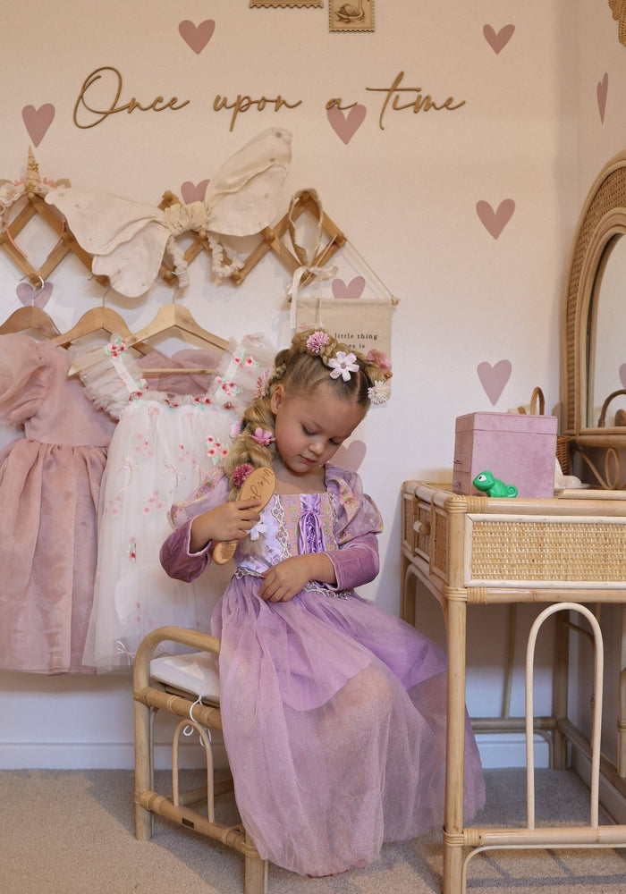 New Rapunzel Princess Long Sleeve Birthday Party Dress Costume - Fox Baby & Co