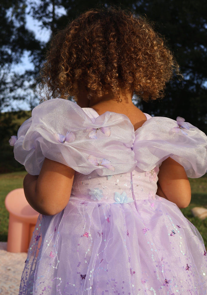 Rapunzel Butterfly Frill Princess Party Dress Costume (Limited Edition) - Fox Baby & Co